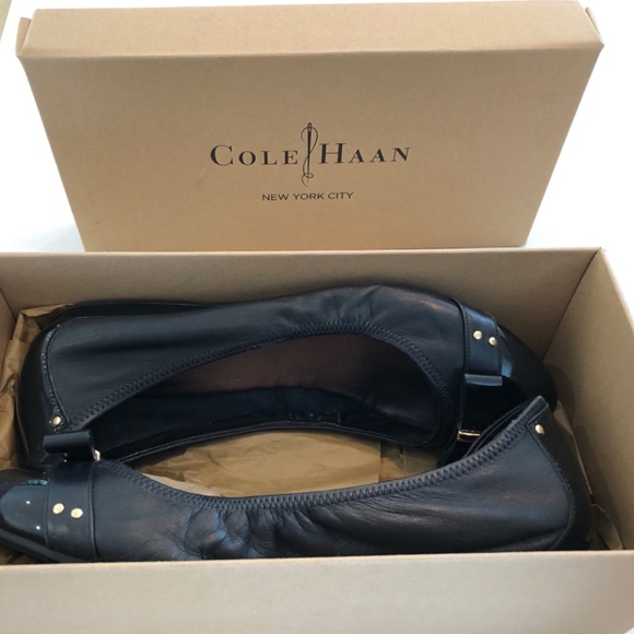 Black Patton Ballet Flats - Picture 2 of 4